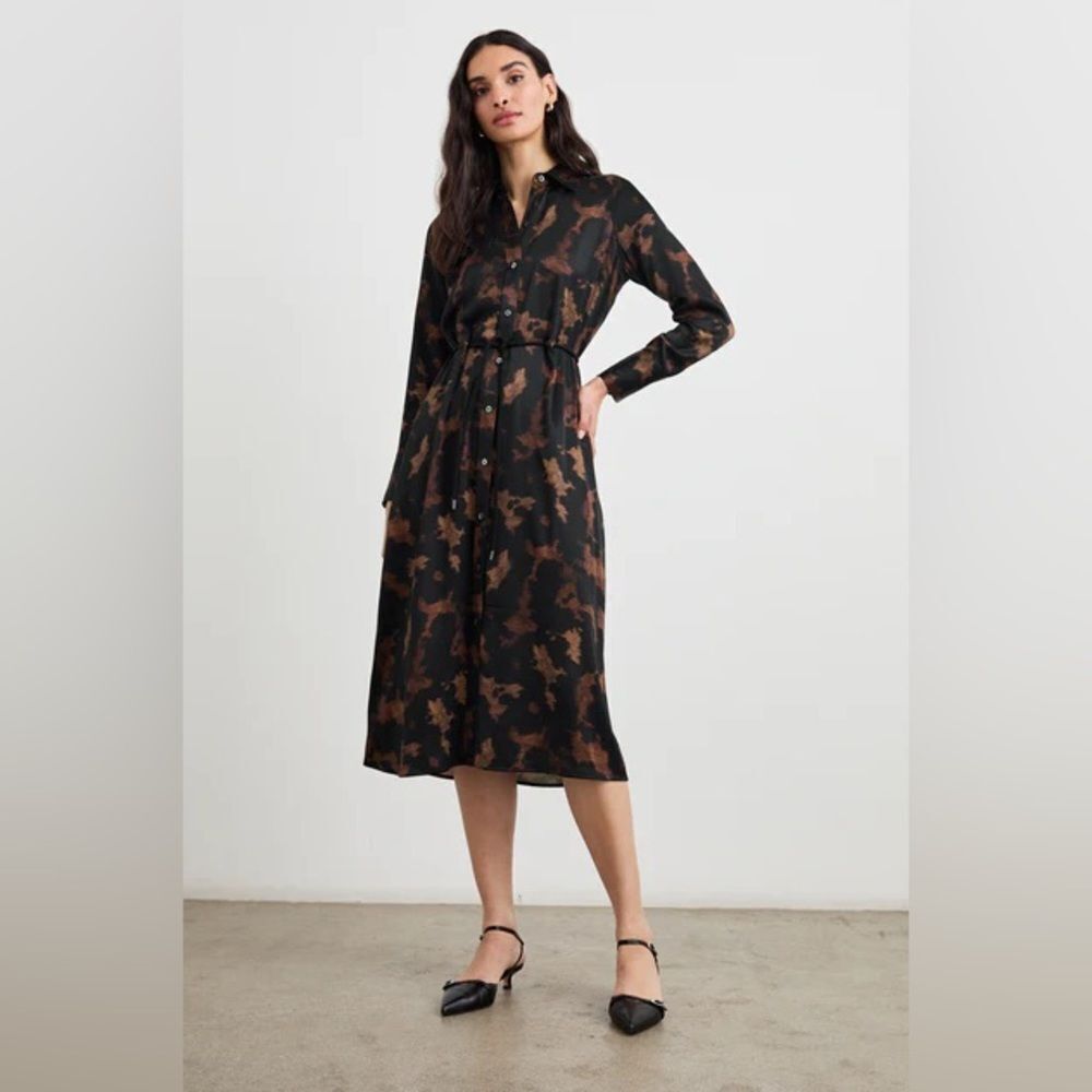 Rails Anina Buttoned Long‎ Sleeve Shirt Dress Size XXL
